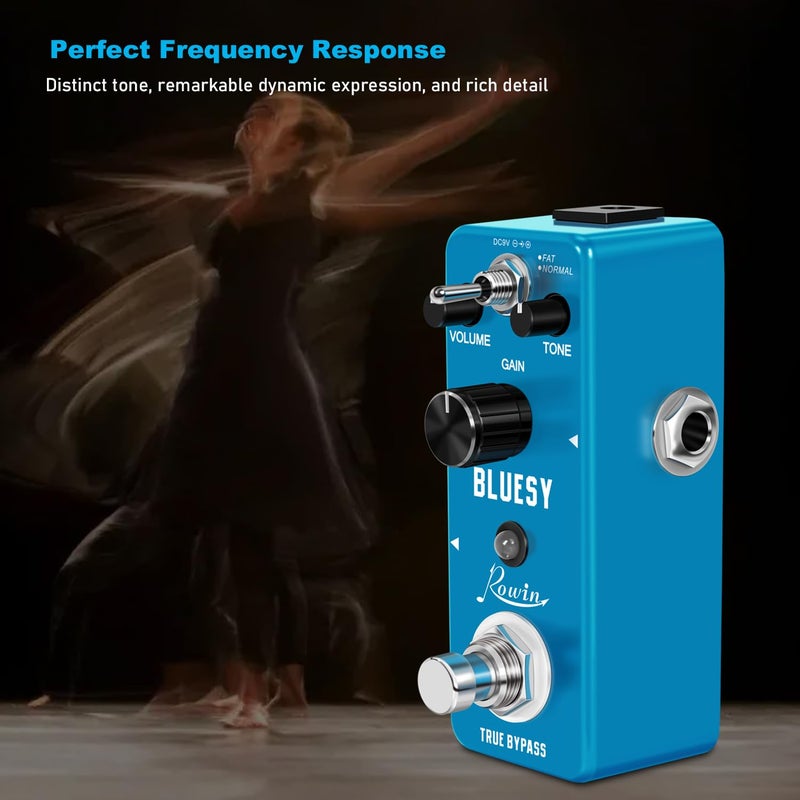 Rowin Vintage Vacuum Bluesy Guitar Effect Pedal - Image 3